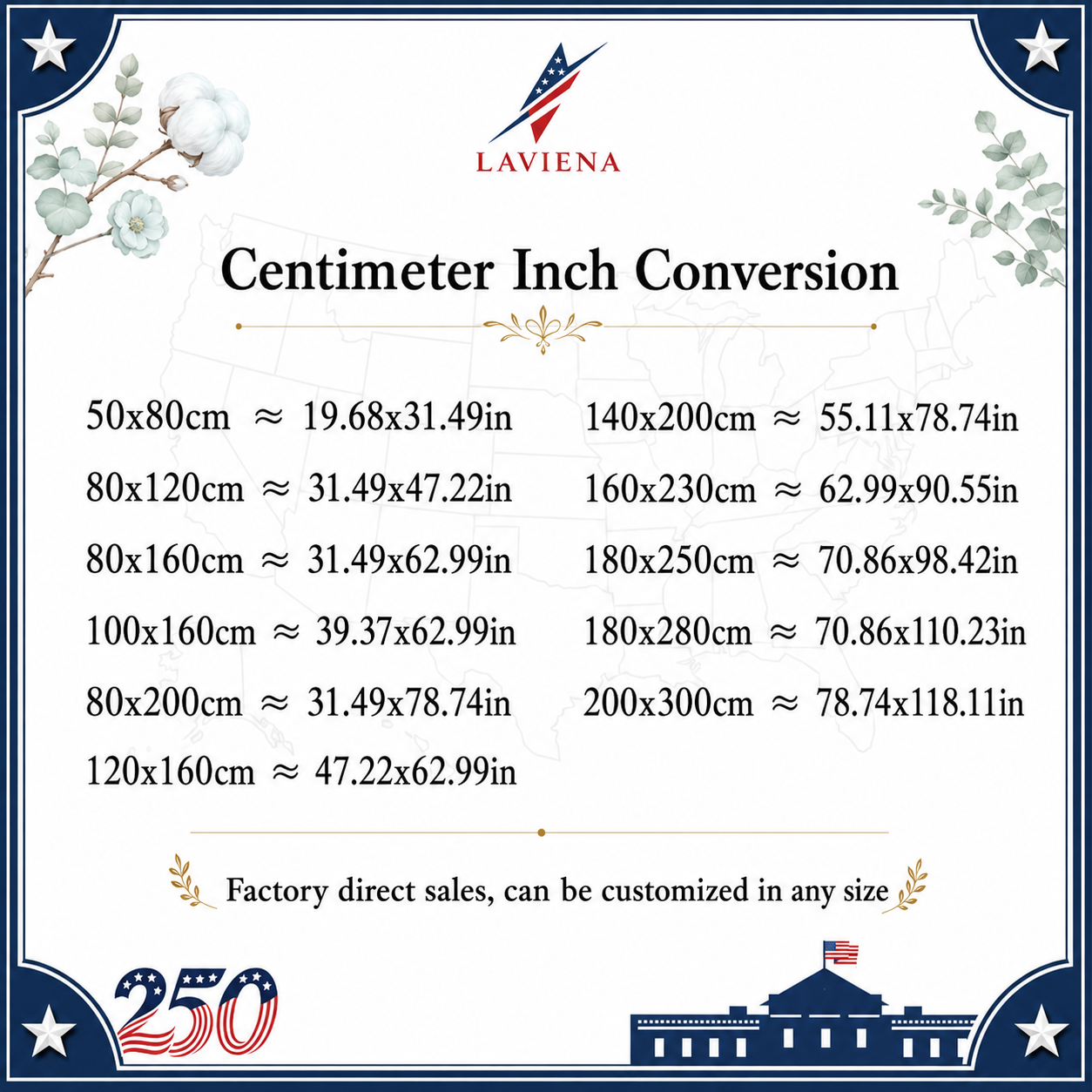 USA 250th Celebration Area Rug Decoration Home Blue Non-slip Living Room Large Rugs Office Study Pile Fabric Floor Mat American