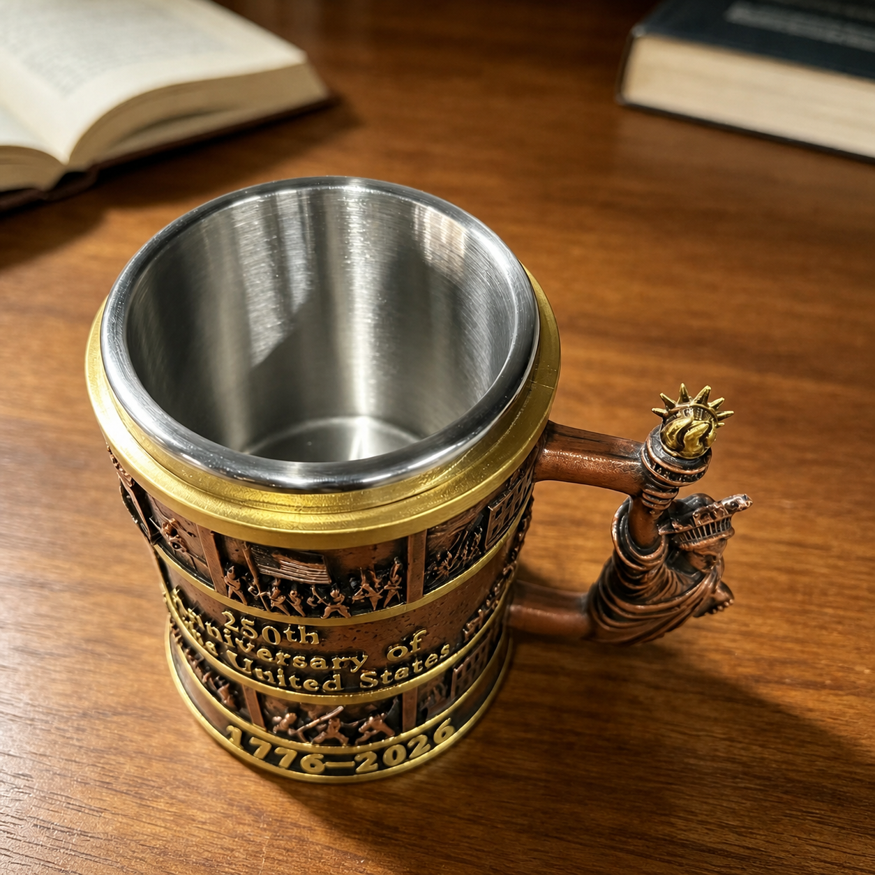 Laviena Statue of Liberty Torch USA 250th Anniversary Mug