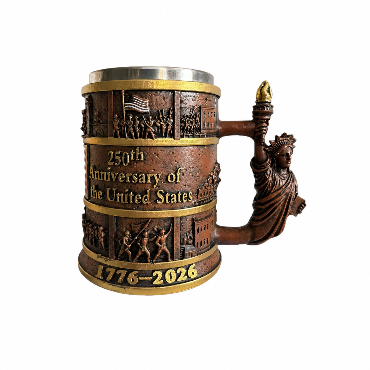 Laviena Statue of Liberty Torch USA 250th Anniversary Mug