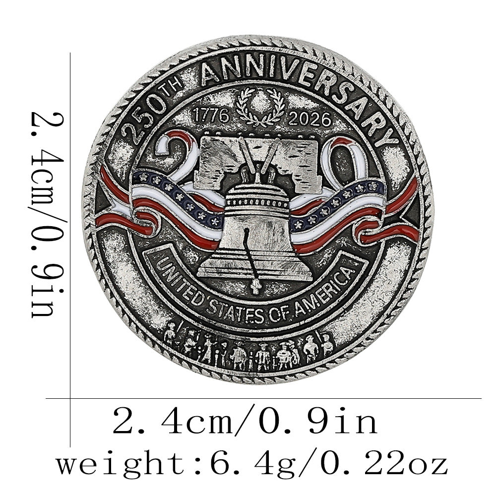 Laviena USA 250th Veteran Memorial Commemorative Brooch