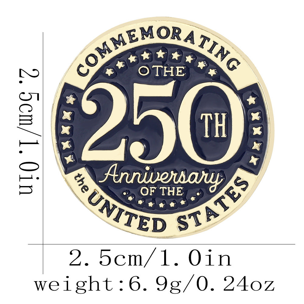 Laviena USA 250th Veteran Memorial Commemorative Brooch