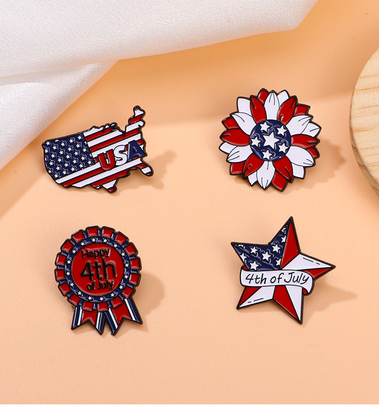 Laviena Statue of Liberty USA 250th Anniversary Enamel Brooch