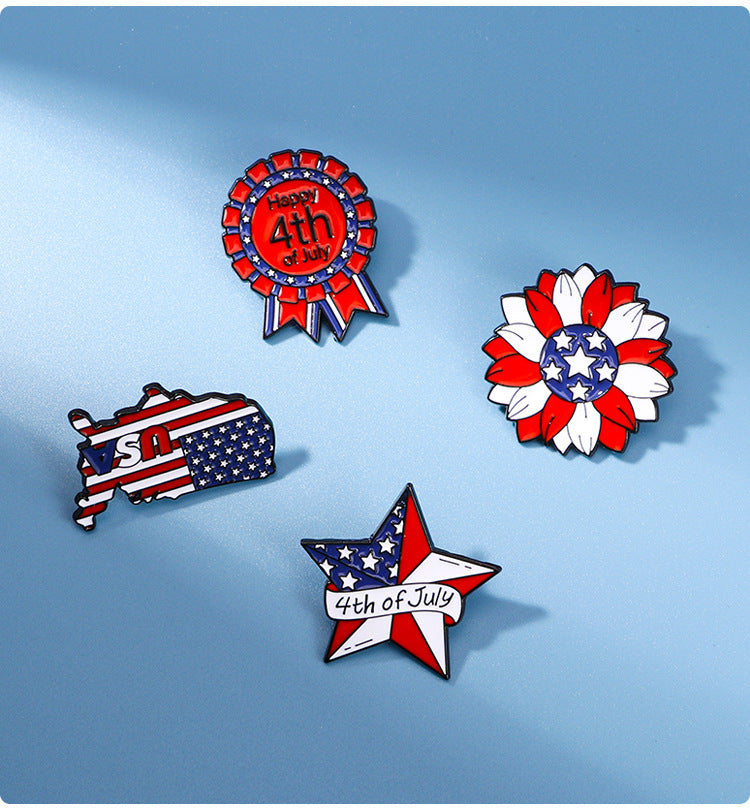 Laviena Statue of Liberty USA 250th Anniversary Enamel Brooch