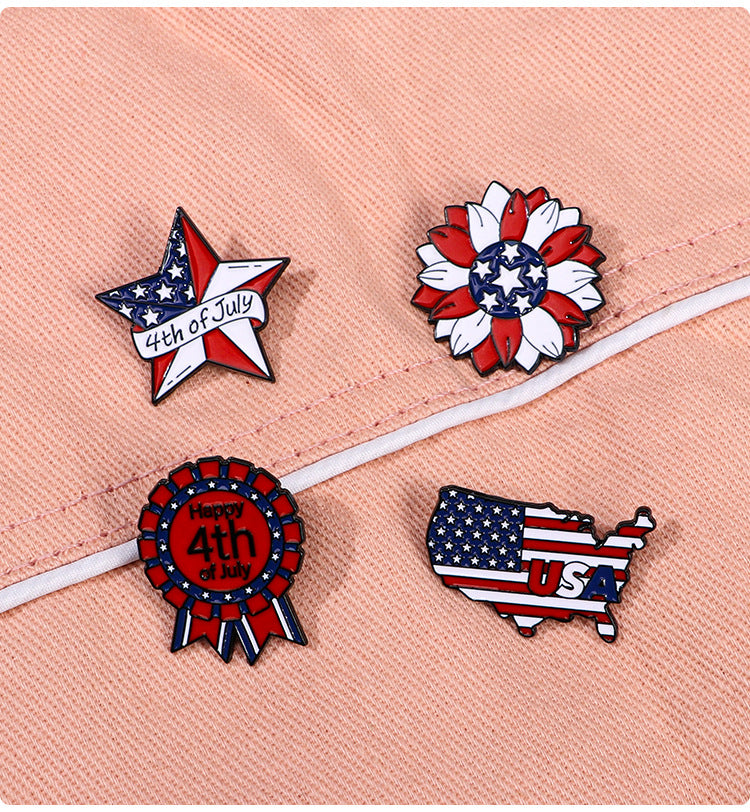Laviena Statue of Liberty USA 250th Anniversary Enamel Brooch